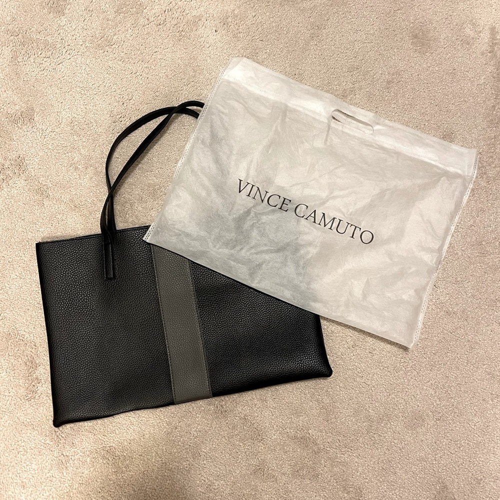 Vince camuto vegan leather tote
